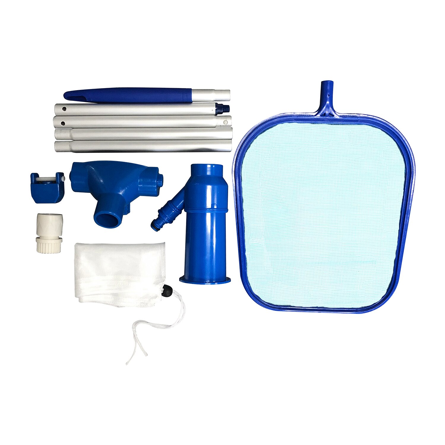 Garden Pool Cleaning Set Swimming Pool Cleaning Tools Outdoors Maintenance Above Ground Skimmer Brush Vacuum Hose