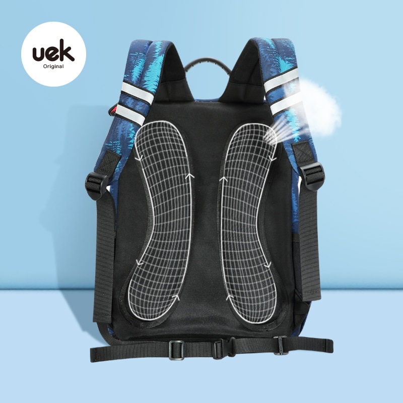 Uek Kid Primary Schoolbag Stationery Book Organizer Bag Backpack For School Girl Dinosaur Shoulders Toddler Boys Bookbag Student