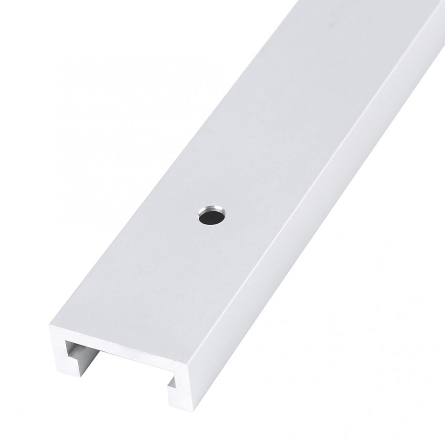 T-slot Track 400mm Aluminum Alloy T-Track T-Slot Track with Self-taping Screws for Woodworking tools