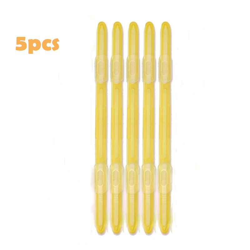 5/10 Stuks Bindclips Strip Kawaii 2 Gaatjes Losse Bladclips A4 Papieren Bevestigingen Diy Plakboek Bestand Map Notebook Accessoires: Oranje