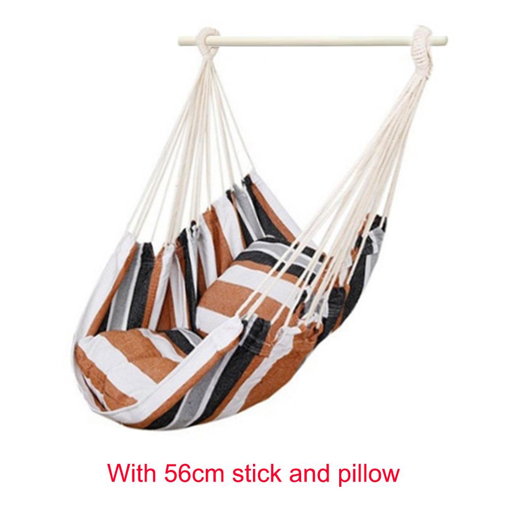 150kg hammock cadeira balanço forte 5 cor ao ar livre mobiliário adulto berço relaxar estudante hammock dormitório pendurado rede: 5