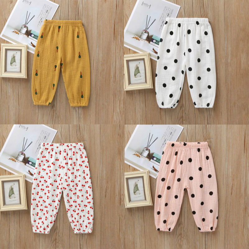 Kids Jongens Meisjes 6 M-3 T Katoen Casual Broek Peuter Leggings Harembroek
