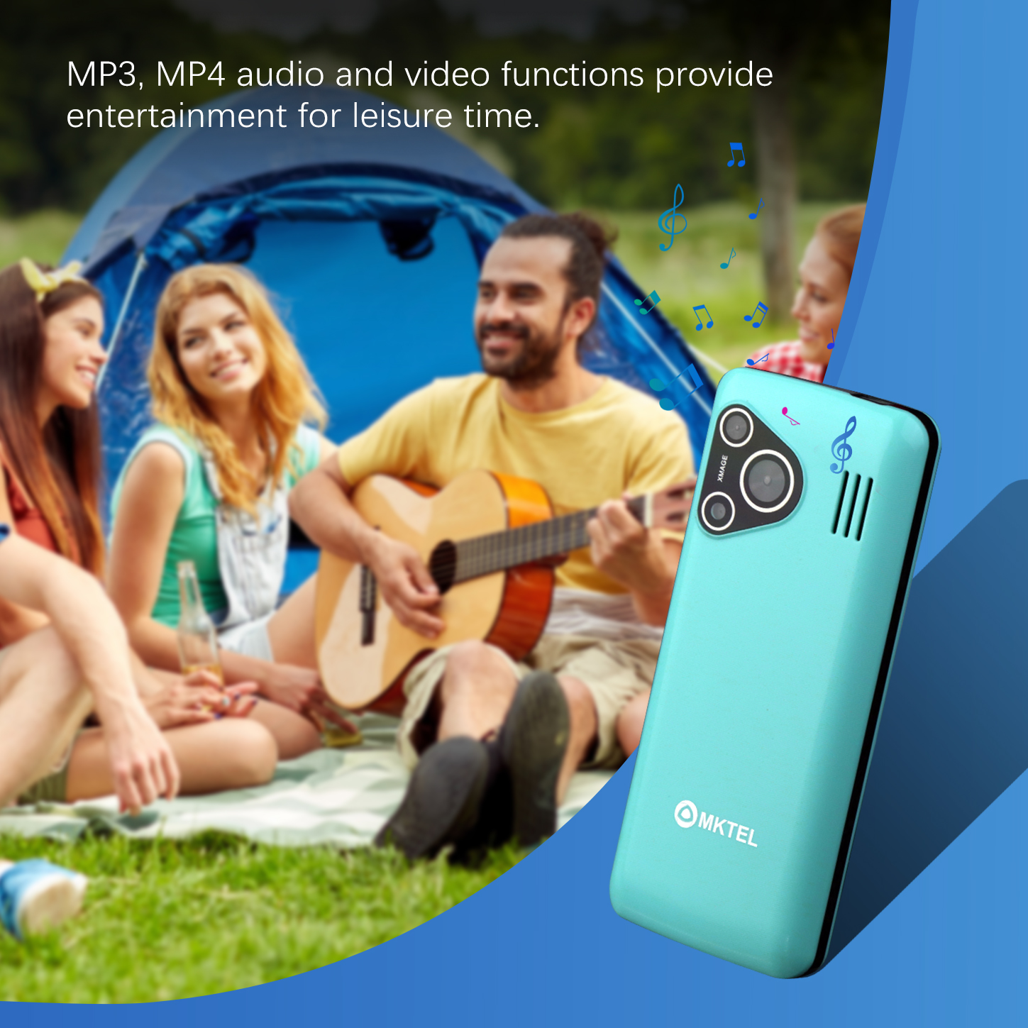 MKTEL M82 Caratteristica Telefono Display da 2,4 pollici Dual Sim Dual Standby MTK6261M 1800mAh MP3/MP4/FM/Radio/Bluetooth/GPRS/GSM 850/900/1800/