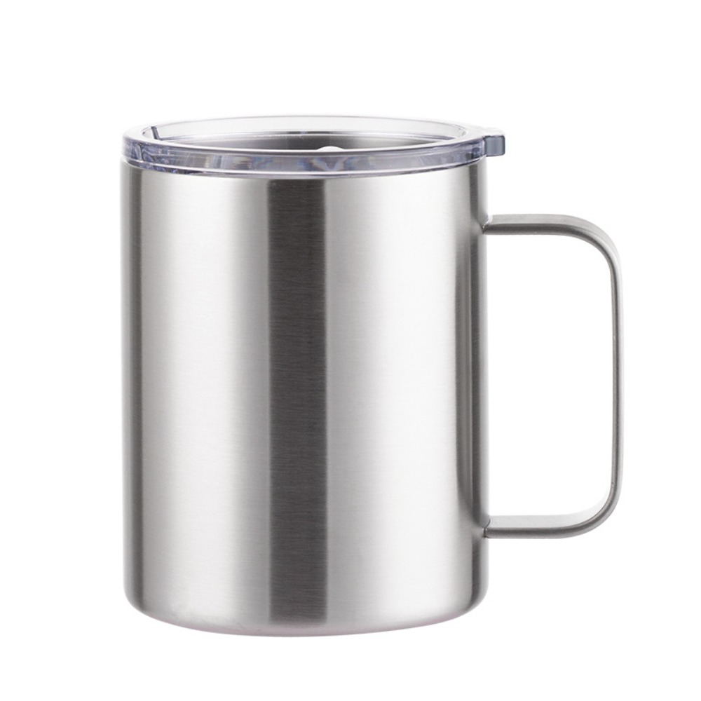 Bouteille d'eau isolée en acier inoxydable, Double couche, Mini tasse sous vide 12oz/14oz, tasse à café antidérapante et anti-fuite, pour le bureau et l'école: Orange / > 1L