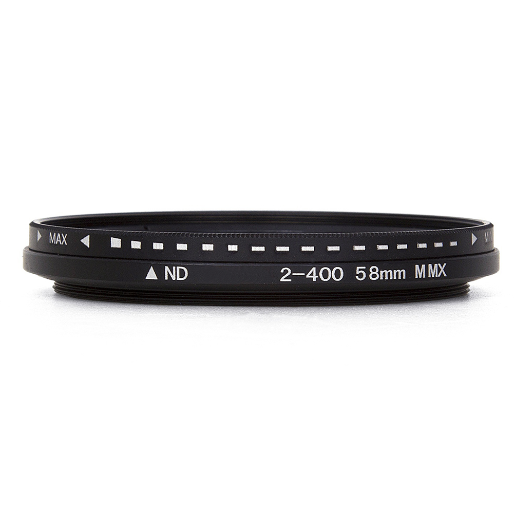 Filtre pour appareil photo reflex numérique, variateur, filtre ND Variable, densité neutre réglable ND2 à ND400 pour objectif d'appareil photo 37-82mm