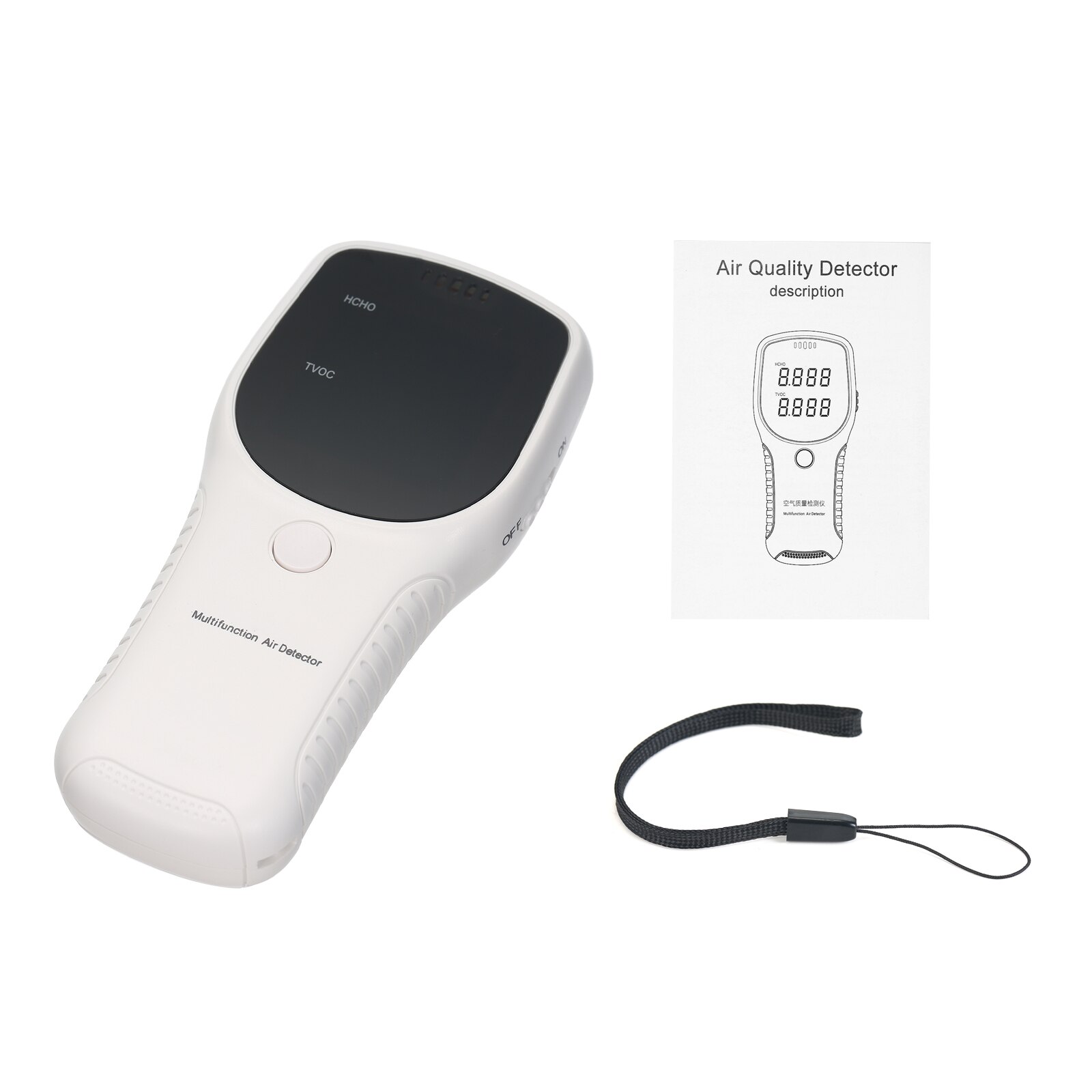 Multifunctional Air Tester Formaldehyde PM2.5 TVOC... – Vicedeal