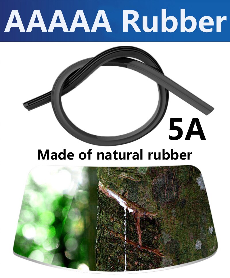 HESITE Colorful Windshield Wiper Blades For Chevrolet Alpheon And Bolt EV Models Red Blue Hybrid Wipers