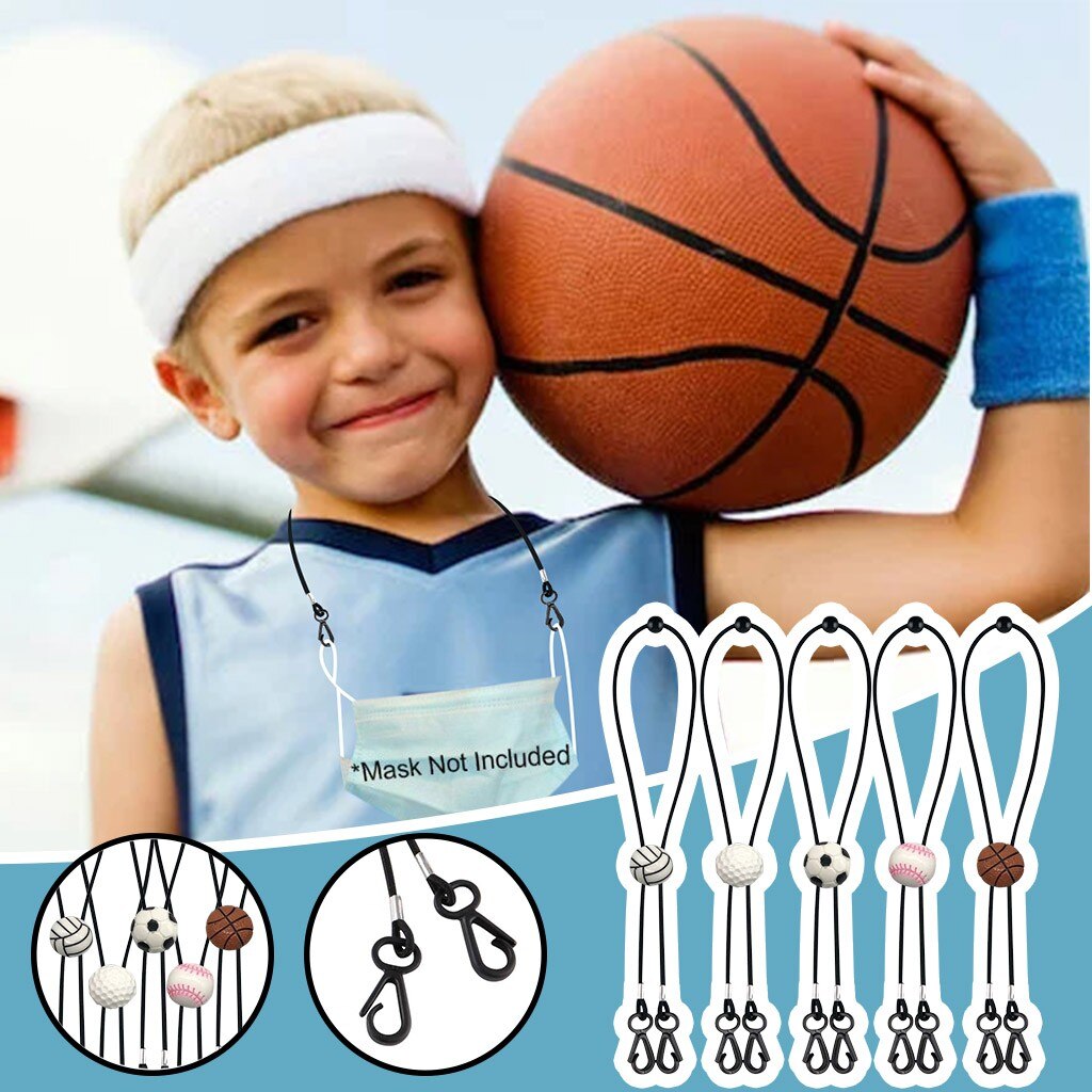 5Pcs Verstelbare Masker Lanyard Handy & Handig Veiligheid Masker Rest & Oor Houder Touw Gezichtsmasker Tijdelijke Draagbare Ontspannen diy