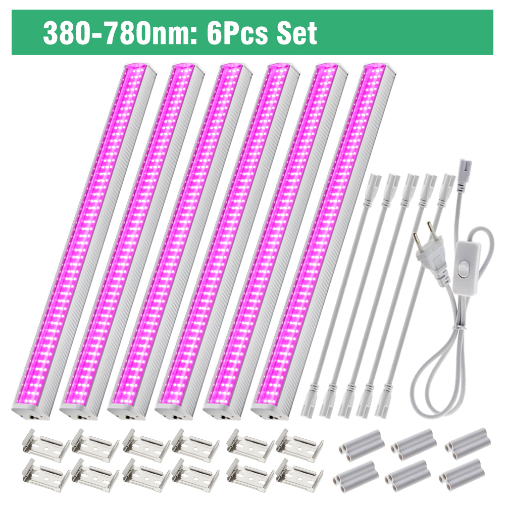 Luz LED de cultivo de espectro completo para plantas de invernadero 4000K AC100V 265V IP65 resistente al agua para flores vegetales