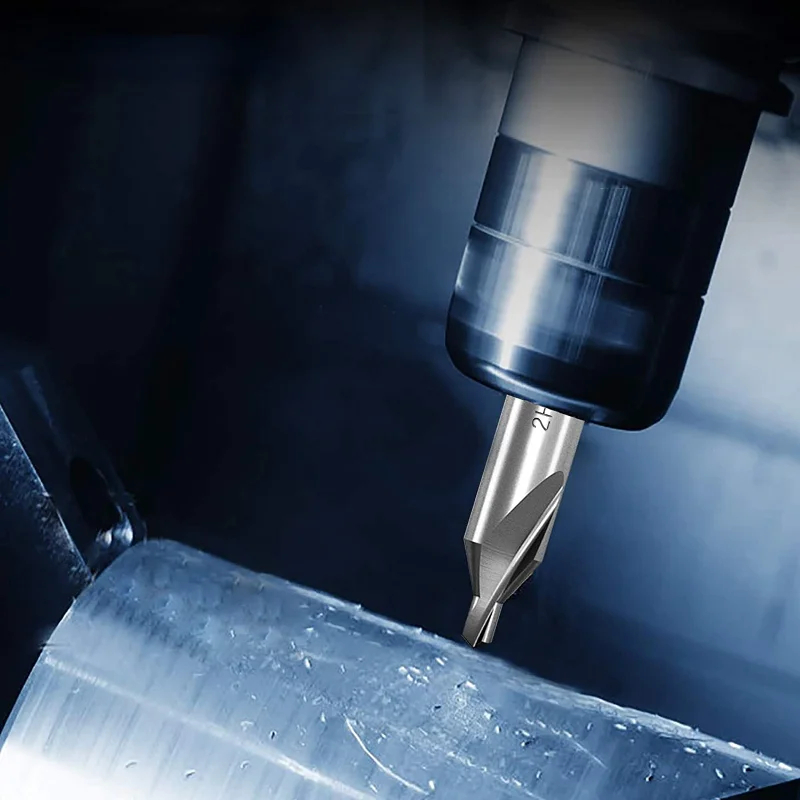 7 Stuks 1/1.5/2/2.5/3/4/5 Center Boren Set, 60 Graden Hoek Center Boren Kit Verzinkboor Gereedschap Voor Draaibank Metaalbewerking