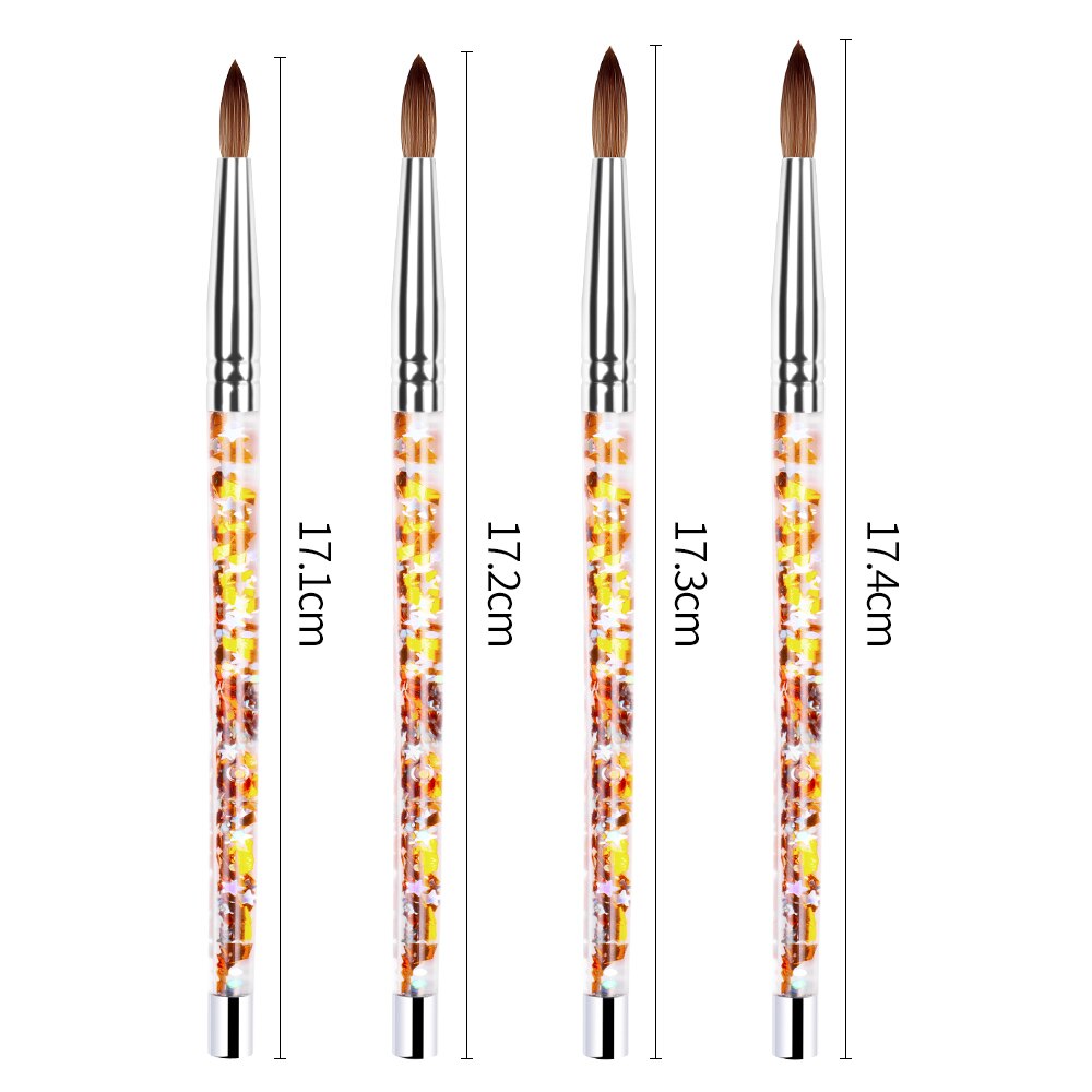 Uv gel tekening schilderen nagel gel kwast acryl nagelpen franse nagel gemengde kleuren handvat nail art doe-het-zelf gereedschap