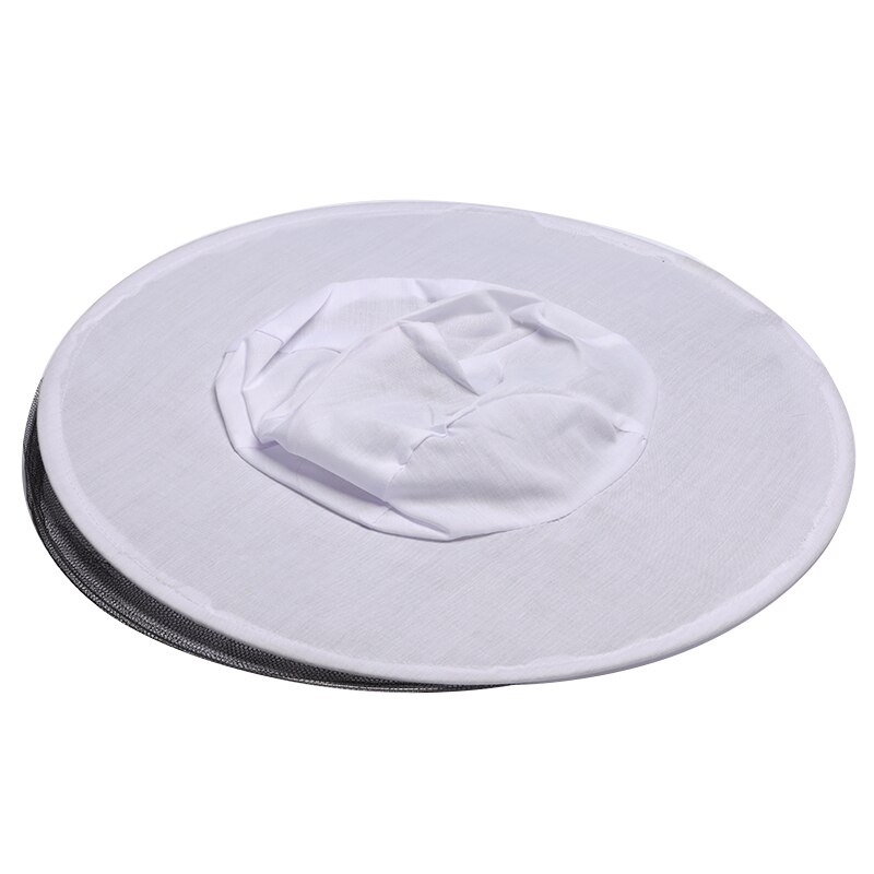 Apicoltura Cappello Bianco Netto Testa Viso cappuccio di Protezione Della Rete Della Maglia Viso Apicoltura Attrezzature Api anti-morso di Zanzara Velo all'aperto
