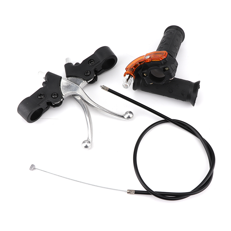 Acceleratore acceleratore Twist 3 stage Grip + cavo 80cm con impugnatura frizione freno per 47cc 49cc Mini Dirt Bike Quad Pocket