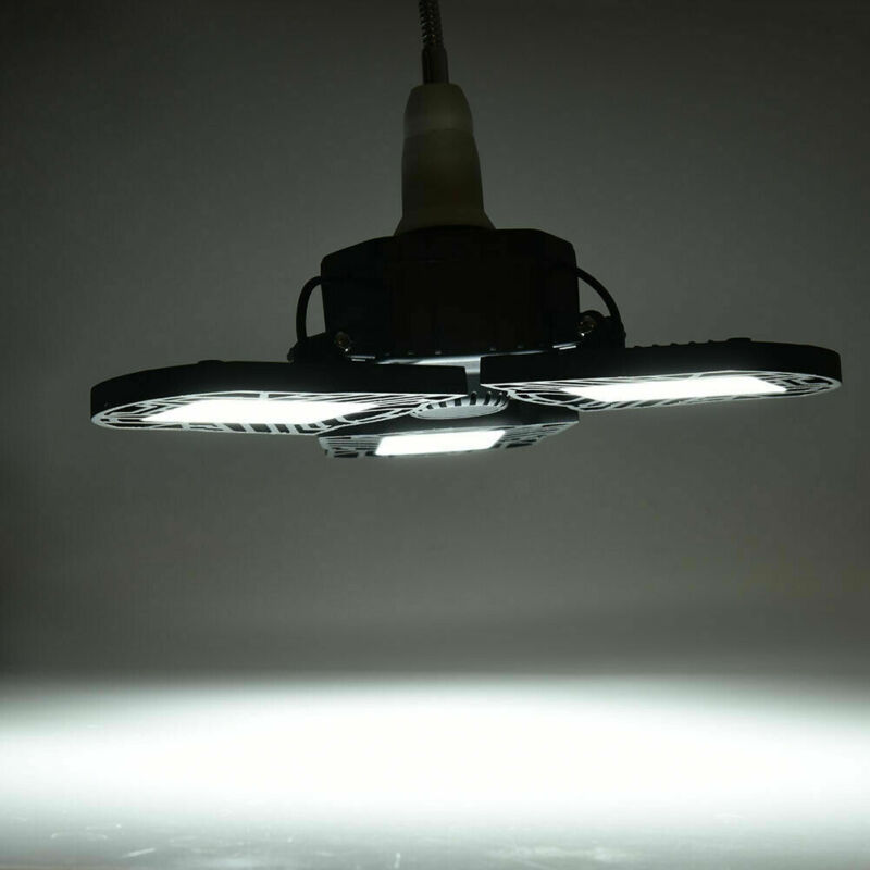 7000LM Deformable Adjustable 60W LED Garage Light Ceiling Lamp E26 Bulbs LED Garage Lights for Warehouse Workshop Basement