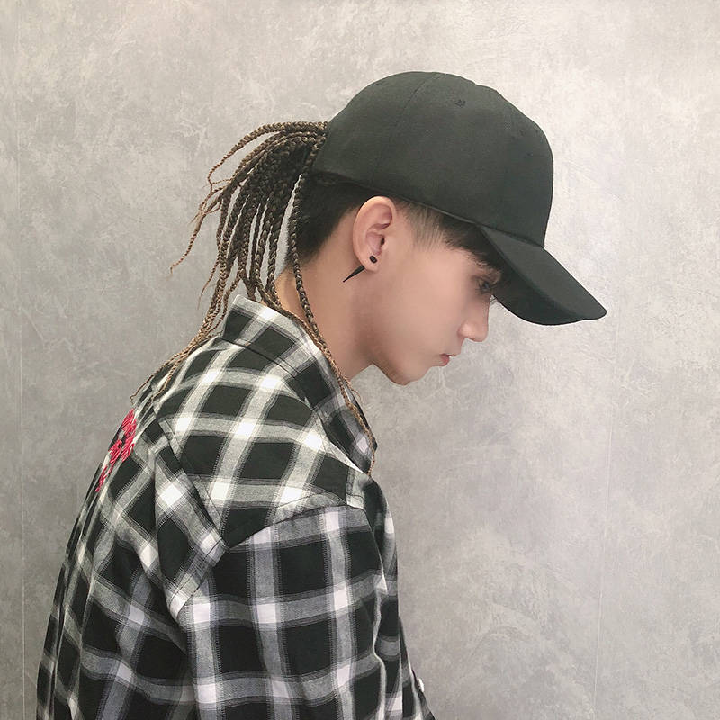 Hat with Dreadlocks Funny Hat with Wig Hairpiece for Girls Boys Fashionable Hats LL@17