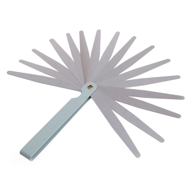 1pc 0.02 to 1mm 17 bladdikte spleet metrische vuller voelermaat meetinstrument