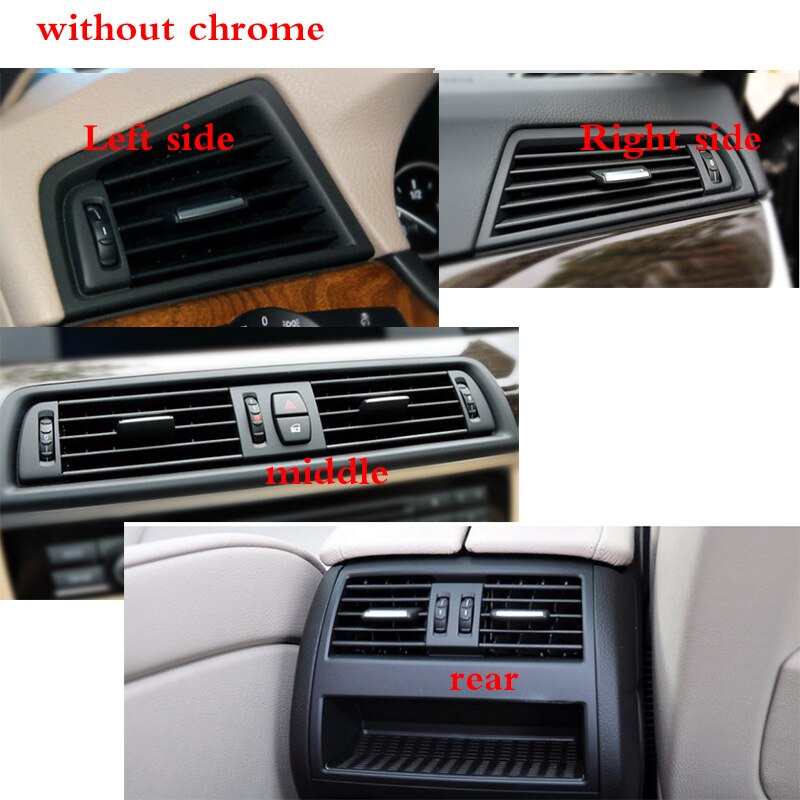 1Pcs Voor Bmw F10 F11 F18 Auto Achter Console Center Gril Dash Ac Air Heater Vent Cover 520 523 525 528 Linksgestuurde Lhd