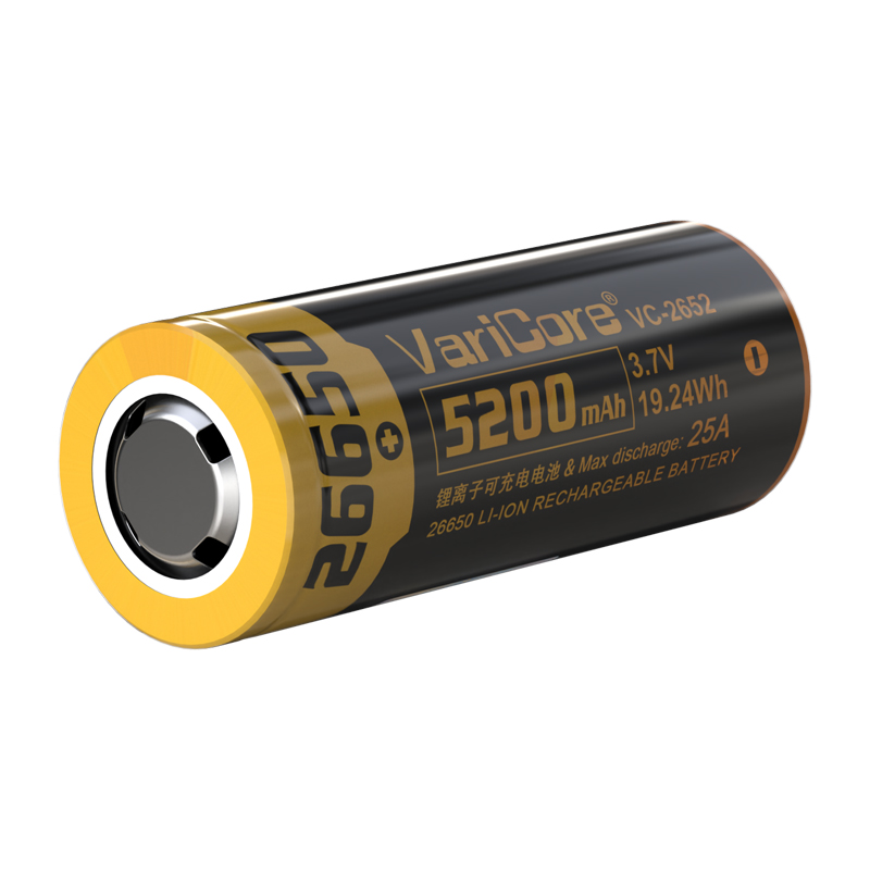LiitoKala-batería recargable para linterna, pila Original 26650-55A, 5100mAh, 20A, 3,6 V, 26650, Ion de litio, 3,7 v