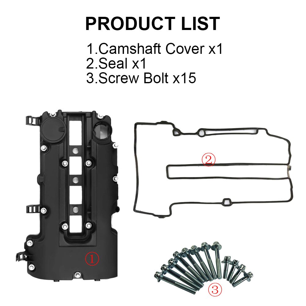 Car Camshaft Engine Valve Cover Bolts For Chevrolet Opel Vauxhall Chevy Cruze Sonic Buick 2006 25198498 25198874 55573746