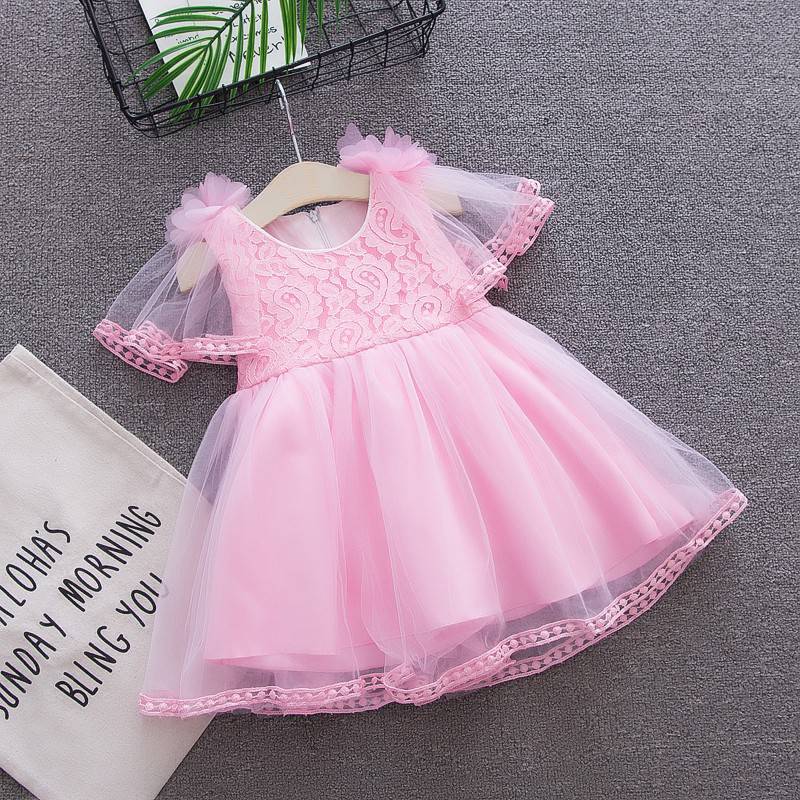 Sommer baby tøj piger kjole bryllup fødselsdag baby kjole tutu 1-3y baby pige tøj pige prinsesse festkjole