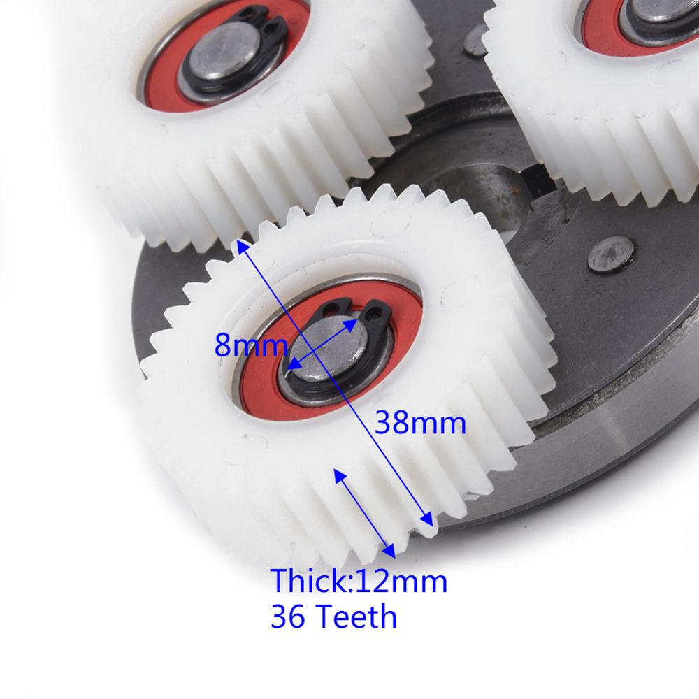Electric Bike Bicycle 36T Gears With 70mm Clutch Kits Set For Bafang Motor Metal Gear Solid Planetary Gear