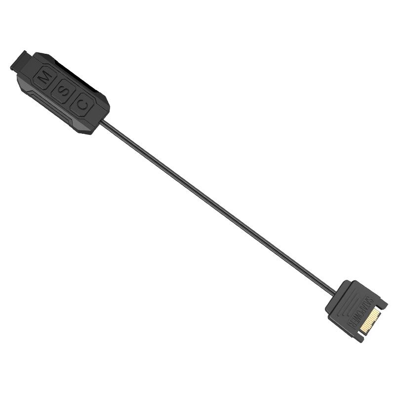 5V ARGB 12V RGB LED PC Controller Cable Wireless IR Remote,SATA to 3pin / 4pin RGB Light Strip,Lam,Case Fan Colling Radiator