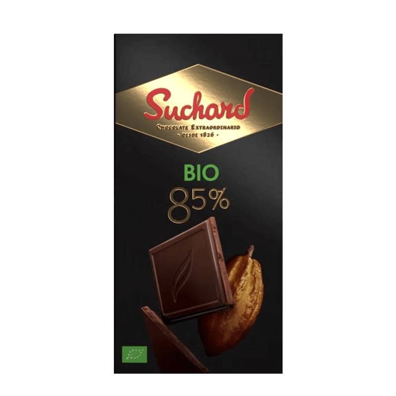 SUCHARD au chocolat noir BIO 85% , 90g