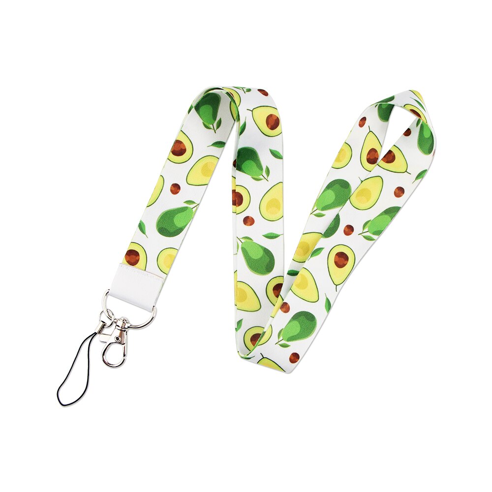 Llavero LT683 con correa para el cuello, Soporte para tarjeta de identificación, cuerda para colgar, accesorios para llaveros,: Sandía roja