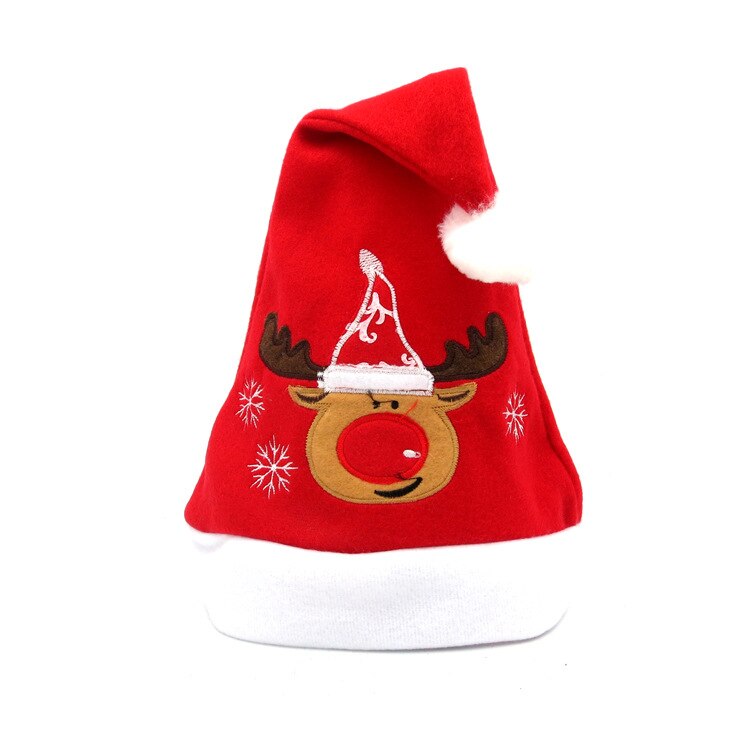 Kerst Ornamenten Volwassen Gewone Kerstmutsen Hoeden Cap Voor Christmas Party Props DS29: J