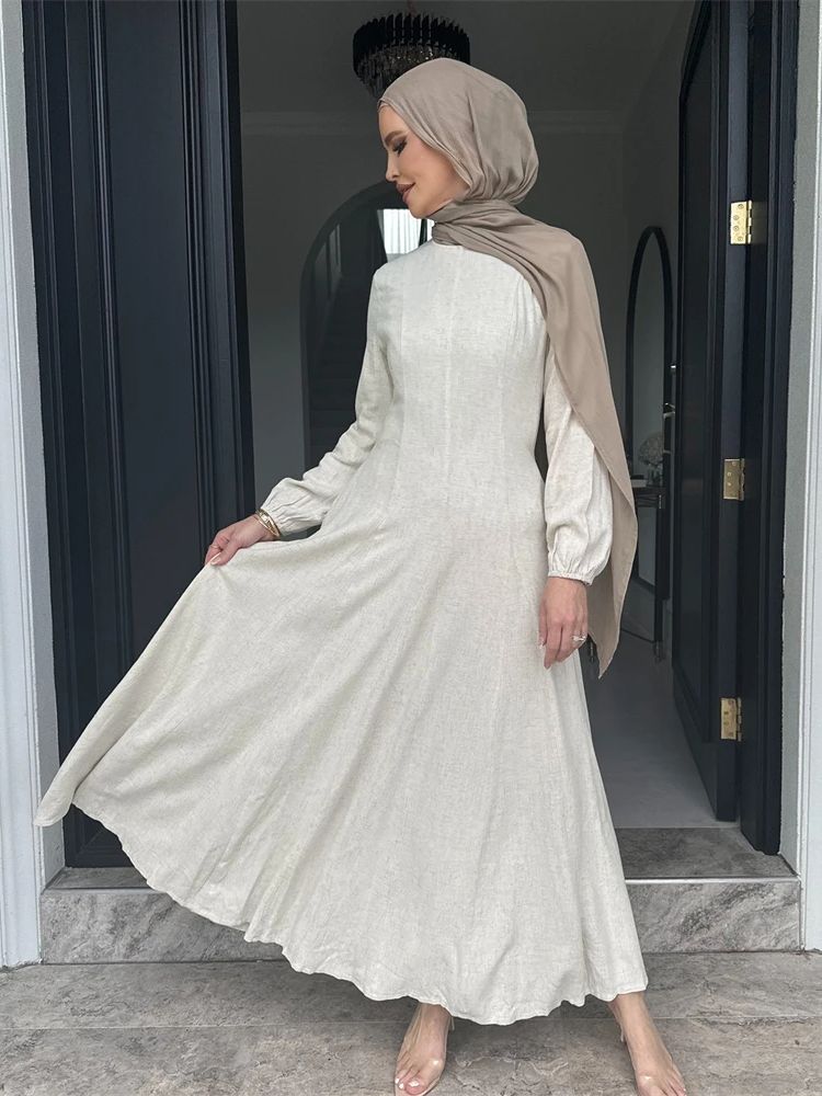 Abaya-Robe musulmane arabe pour femmes, vêtements de prière modestes, caftan Kebaya, robe éducative, Ramadan, Dubaï