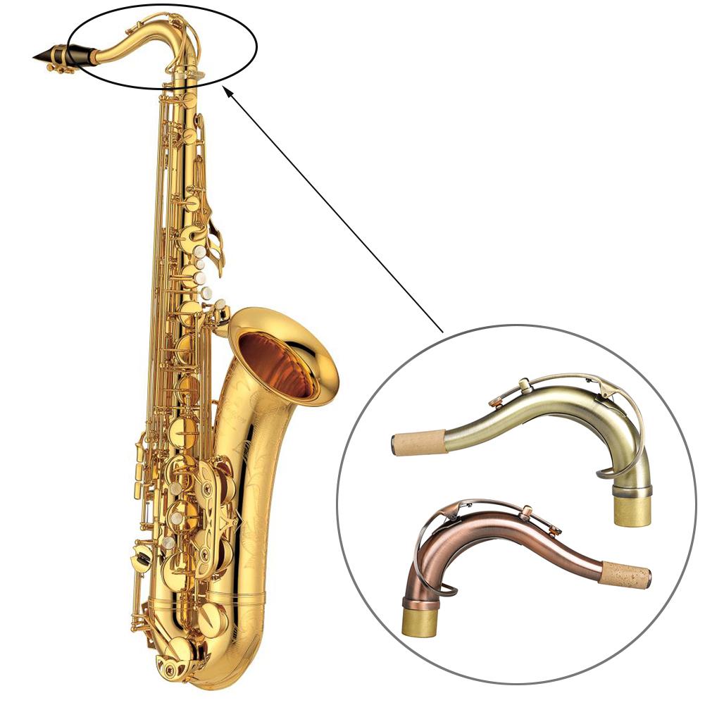 27Mm Antieke Koperen Tenorsaxofoon Bocht Hals Sax Houtblazers Onderdelen Saxofoon Accessoires