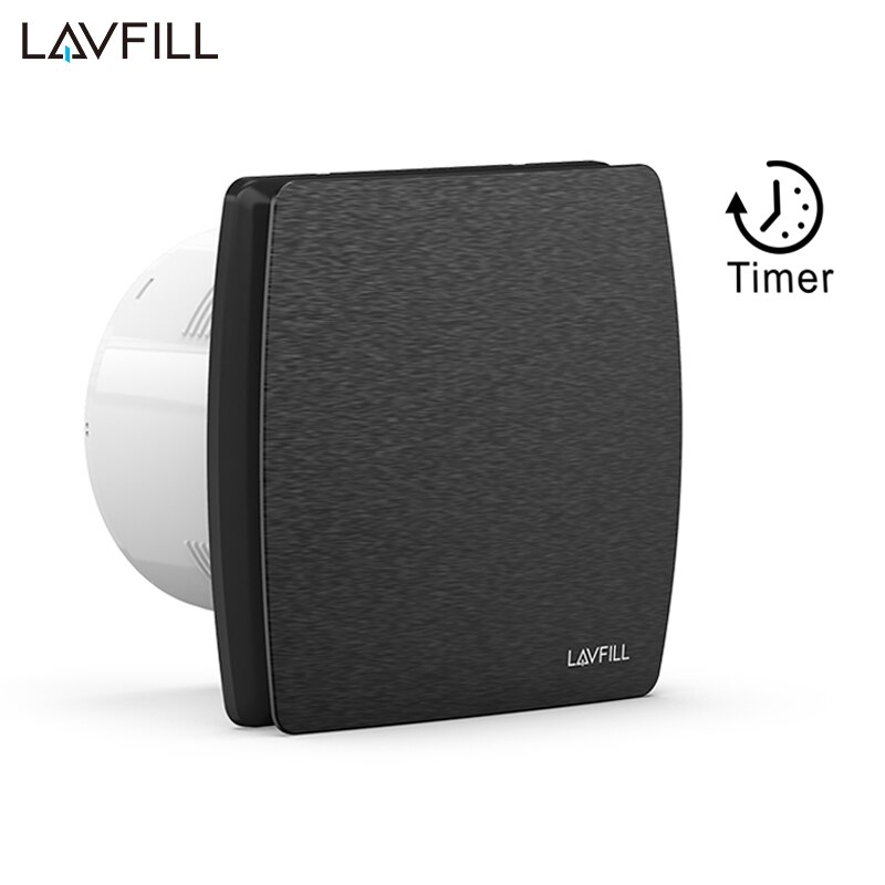 4 &quot; 100MM Wall Ceiling Extractor Bathroom Shower Exhaust Fan with Timer Switch 220V: LFWW-09QT-4B