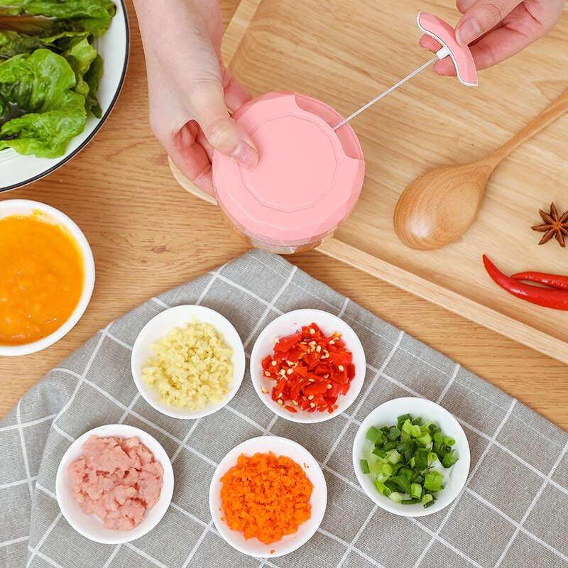 Ginger Garlic Grinding Tool Magic Cutter Vegetable Fruit Twist Shredder Manual Meat Grinder Slicers Kitchen Accessories
