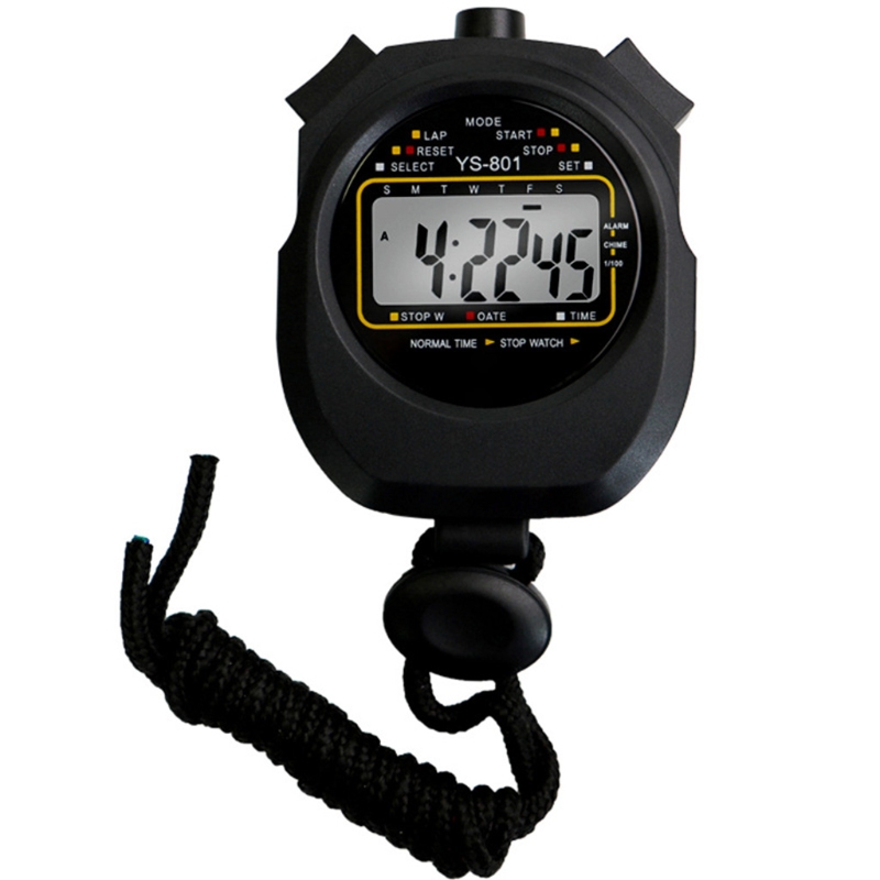 Multi-Function Electronic Digital Sport Stopwatch Timer Large Display with Date Time &amp; Alarm Function Sports Coaches B85C