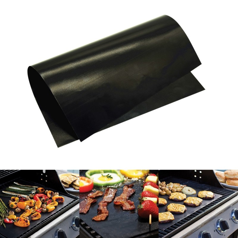 Extra Dikke Hittebestendige Teflon BBQ Grill Matten non-stick Barbecue Grillen Vel Oven Liner Bakken Bbq Mat Gereedschap