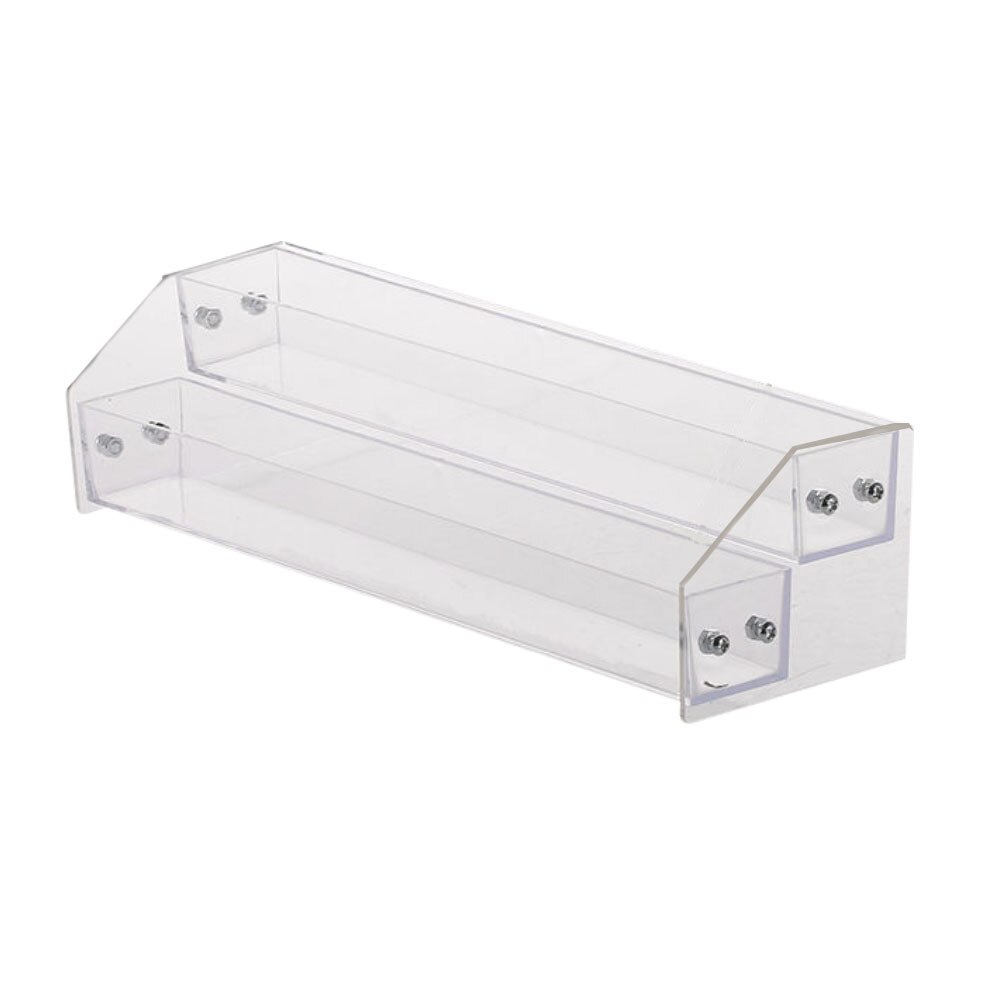 1 to 7 -lags akryl neglelak stativ bordplade display stander klar læbestift holder æteriske olier hylde makeup opbevaring organizer: To lag