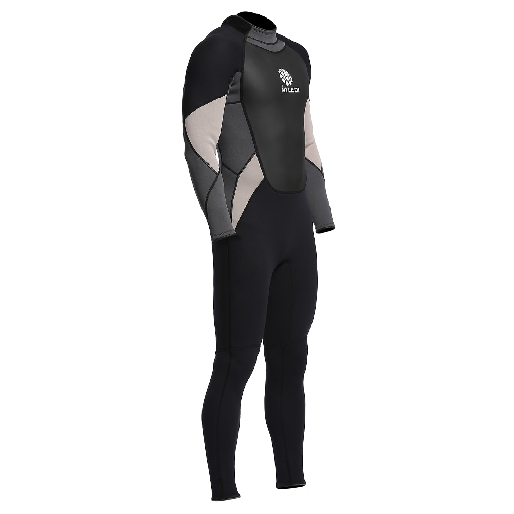Men's Neoprene Wetsuit One-Piece Full body 3mm Back Zip Scuba Dive Wetsuit Swimming Surfing Diving Snorkeling Suit Jumpsuit