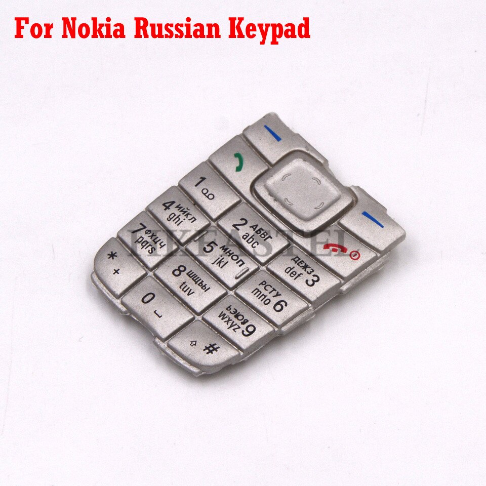 Voor Nokia 1110 Mobiele Telefoon Engels/Russisch/Arabisch Toetsenbord Voor 1110 Behuizing Cover Toetsenbord: Russian keypad