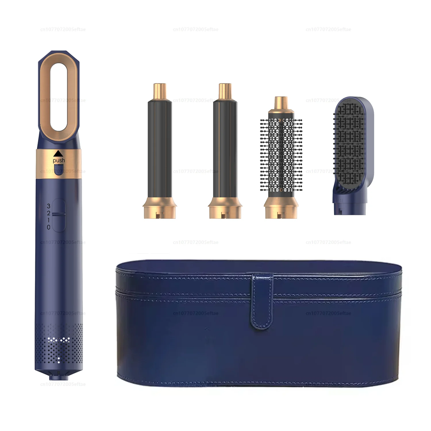 5 in 1 Haartrockner Kamm einstellen Beruf eller Heißluft styler zum Glätten und Volumen von Locken zu Hause