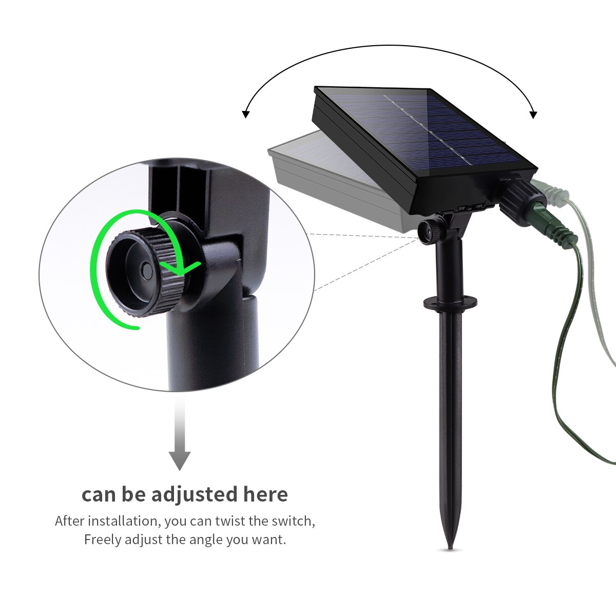 Lederen LED Solar String Fairy Lights 100M Kerstverlichting Waterdichte buitenslinger Krachtige zonnelamp voor tuindecoratie