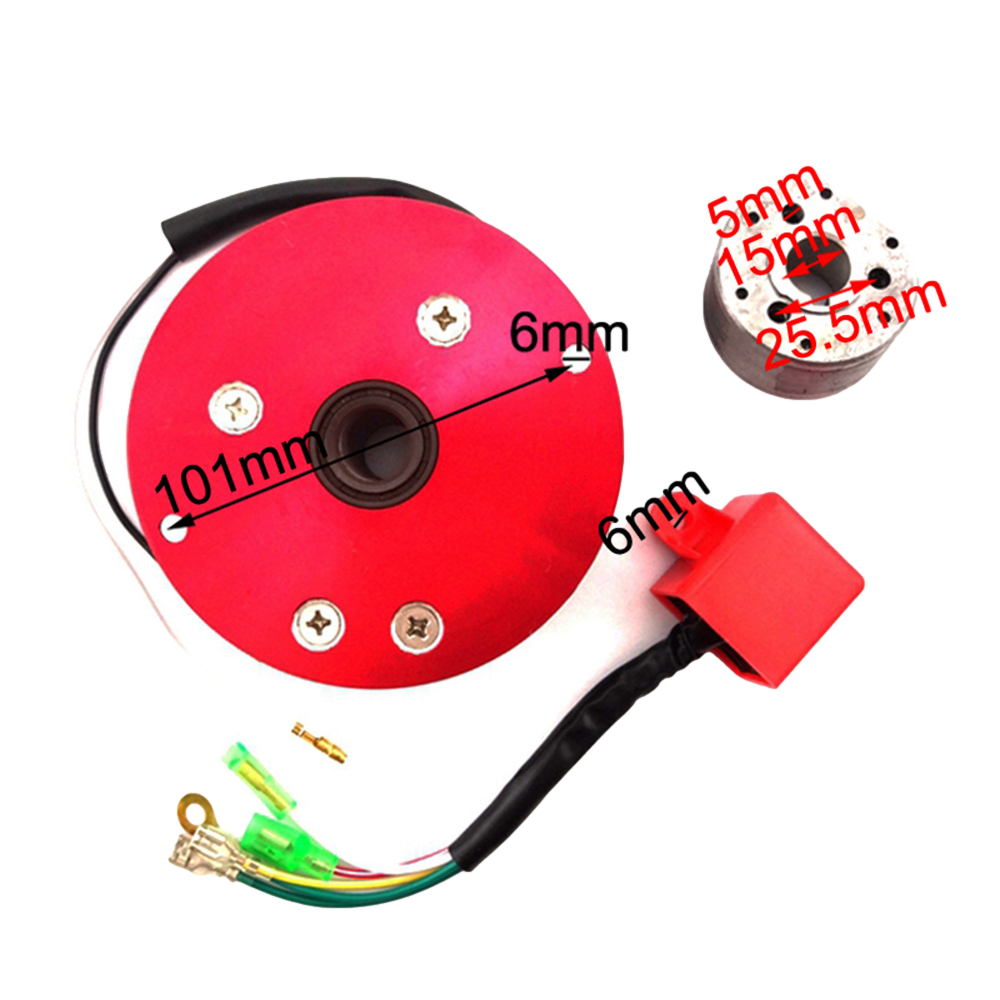 High Speed Magneto Rotor Coil For Lifan Engine 50cc 100cc 110cc 125cc Off-Road Motorcycle Magnetic Coil Accessories