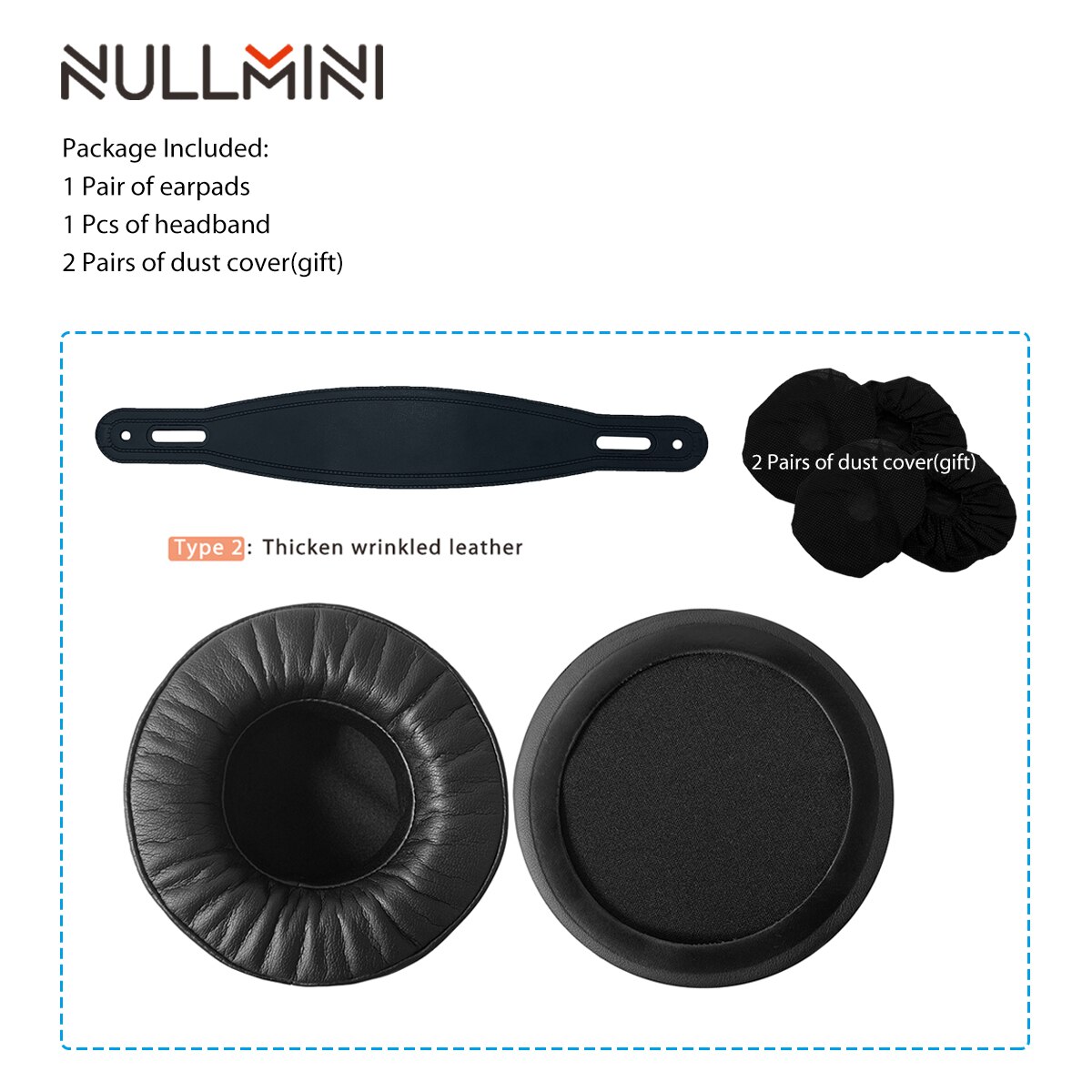 NullMini Ersatz Ohrpolster für Superlux HD681 HD681B HD681EVO HD681F Kopfhörer Leder Hülse oder Samt Kopfhörer Ohrenschützer: 2  und Stirnband