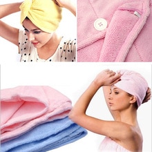 Soft Ladies Magic Hair Drying Towel/Hat/Cap Quick Dry Bath MEL#3479