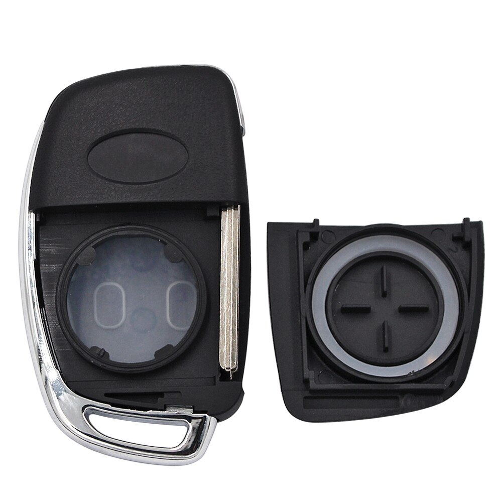3/4 Button Folding Flip Remote Key Shell Case Smart Car Key Housing Fob Uncut Blade For Hyundai i10 i20 i30 i35 i40 IX45 Genesis