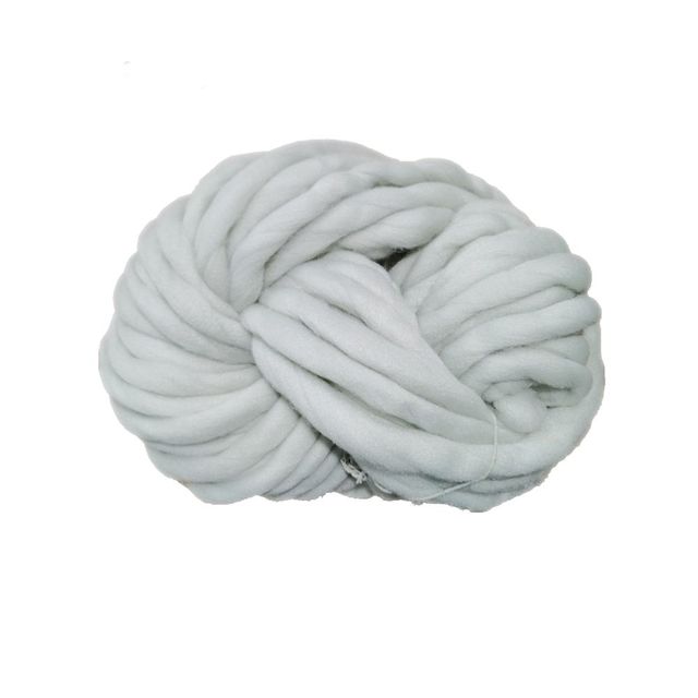 Grof Deken Bal Breien Draad Arm Gebreide Deken Grof Wol Garen Wol Dik Garen Bal Grof Wol Grof Garen: white