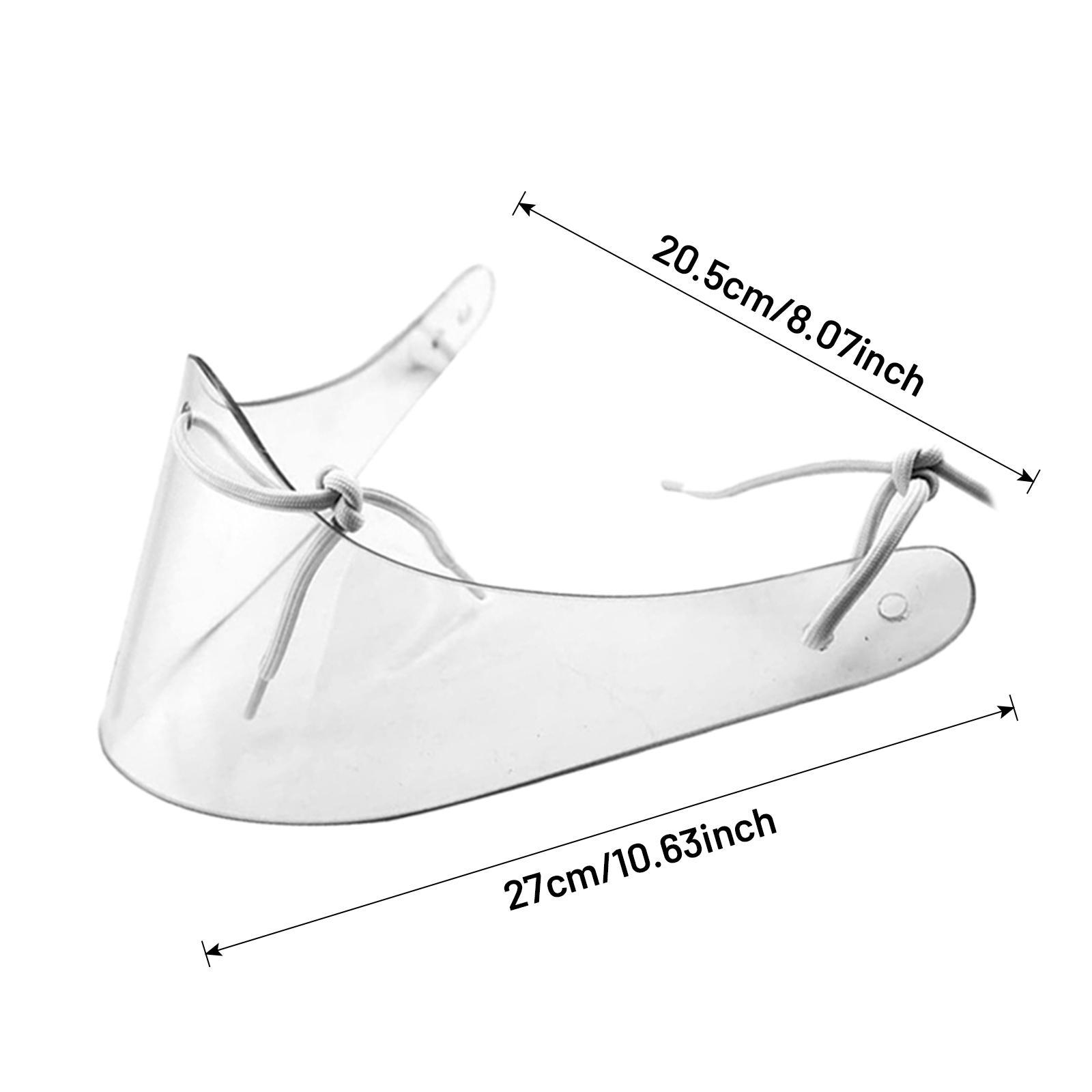 Ishockeyhjälmskydd målvakt universal transparent utrustning målvakt