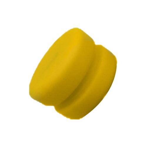 4 Stks/set 80Mm Hand Polijsten Buffing Pad Kit Voor Auto Polijstmachine Hand Tool Kit Voor Auto Polijstmachine Wax Buffer auto Polijsten Pad Set: YELLOW