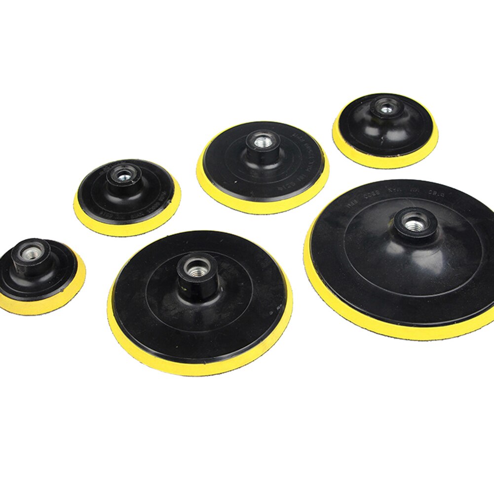 M14 Lustrando Lixa Rebarbadora Polidor de Carro Auto Universal Gancho Loop Backing Pad Conector Acessórios Broca Polidor de Carro