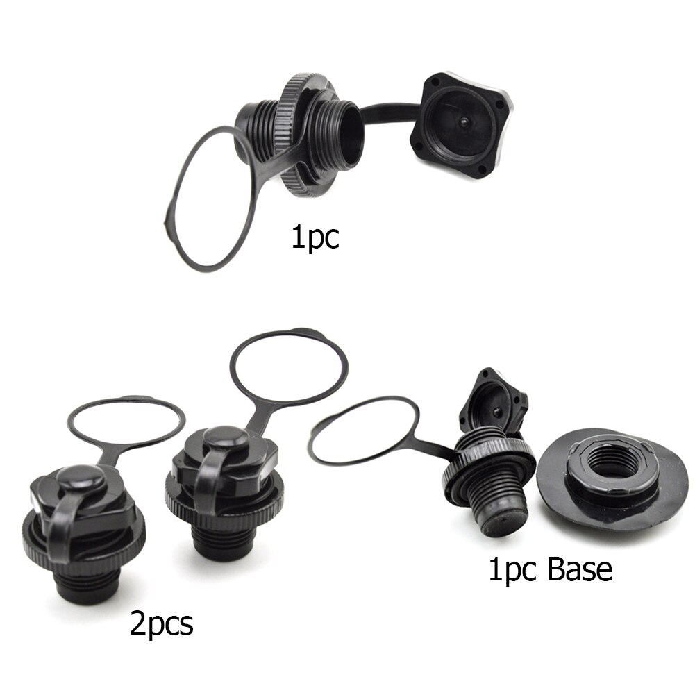 Duurzaam Plastic Veiligheid Air Ventiel Mondstuk Opblaasbare Boot One-Way Vervangende Klep Voor Rubber Kajak Roeiboot Accessoires