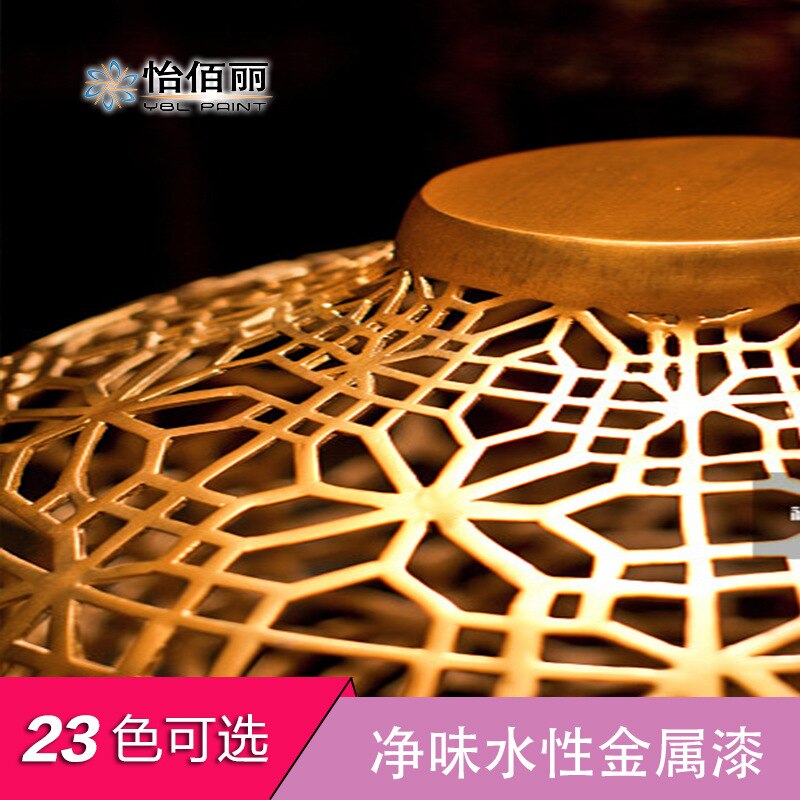 Water-based metallic paint, clean taste, environmental protection, anti-rust renewal paint, household ironware paint, iron door